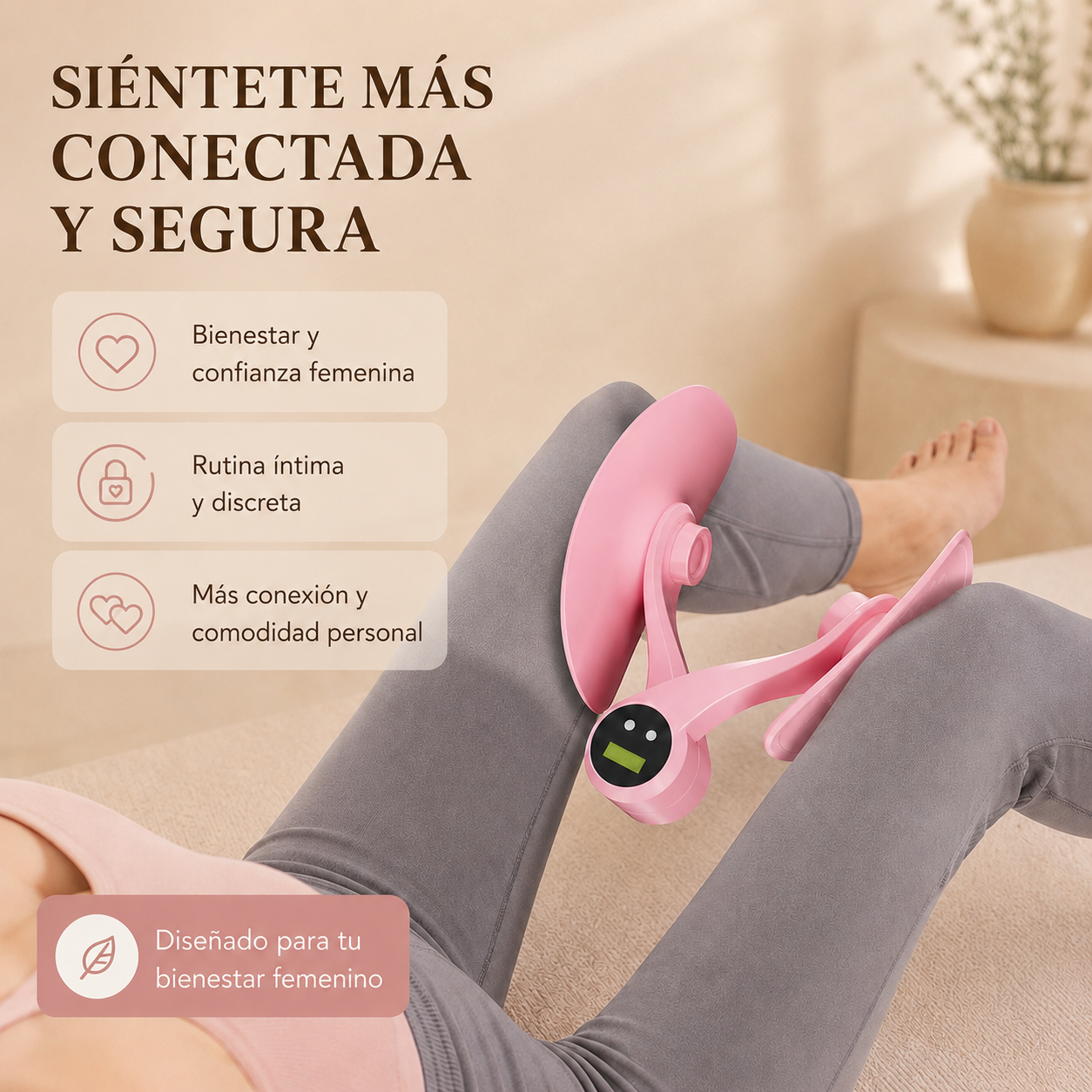 Entrenador de tonificación de pelvis y muslos
