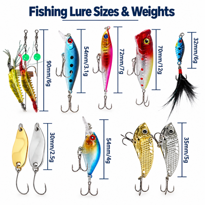 24-Day Fishing Lure Advent Calendar