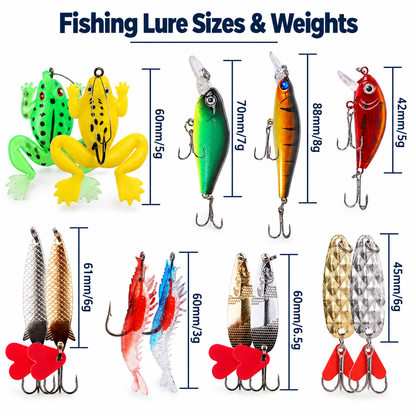 24-Day Fishing Lure Advent Calendar