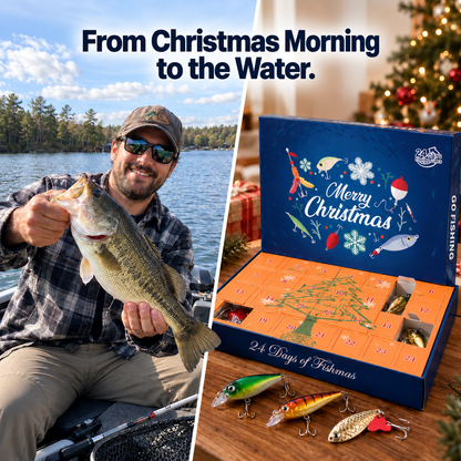 24-Day Fishing Lure Advent Calendar
