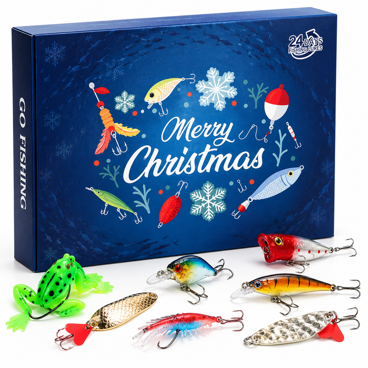 24-Day Fishing Lure Advent Calendar