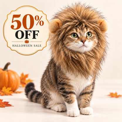 Jungle King Lion Cat Costume