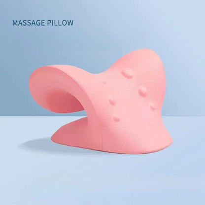 C-Shaped Pillow Cervical Massage Pillow Neck Correction Traction Support Massage Pillow Health Protection Equipment