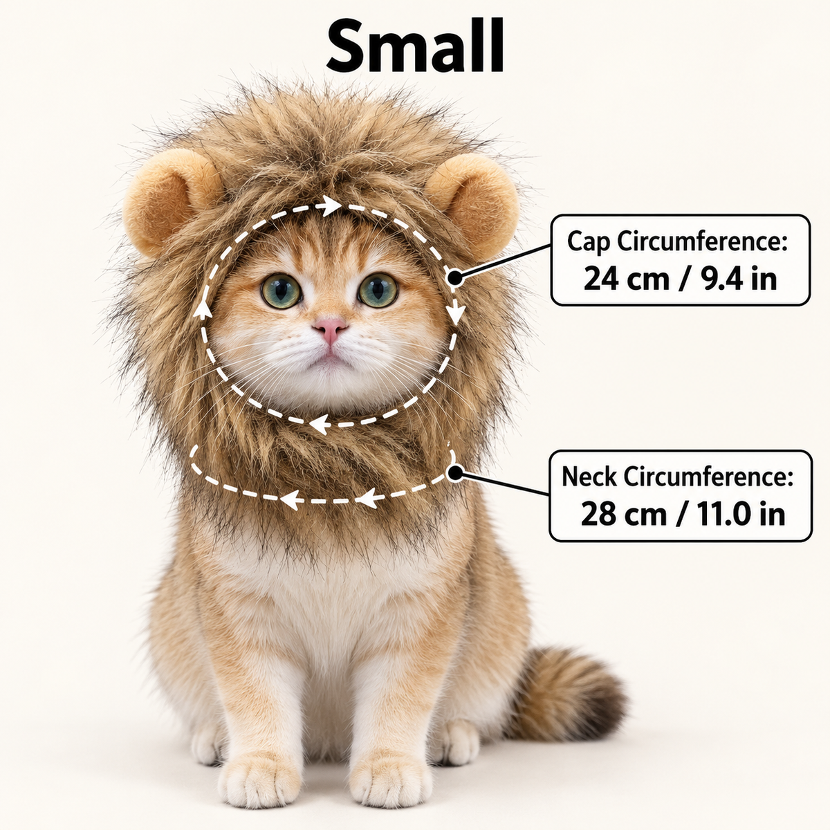 Jungle King Lion Cat Costume