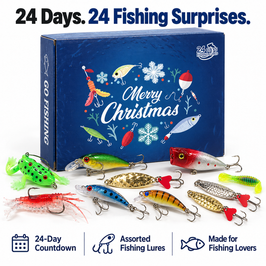 24-Day Fishing Lure Advent Calendar